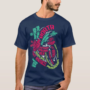 T-shirt Anatomie Du Cadeau Du Coeur
