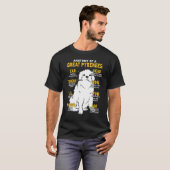 T-shirt Anatomie Du Chien Des Grands Pyrénées (Devant entier)