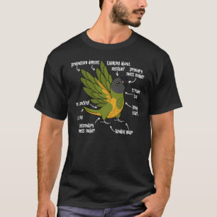 T-shirt Anatomie du perroquet au Sénégal