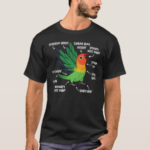 T-shirt Anatomie du perroquet I Inséparable de Fischer