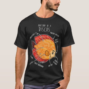 T-shirt Anatomie du poisson discus