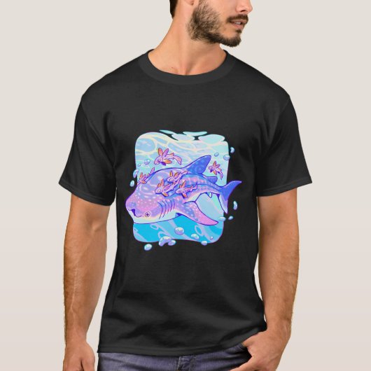 T-shirt Anatomie du requin baleine (Devant)