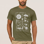 T-shirt Anatomie d'un camion sur terre (Devant)