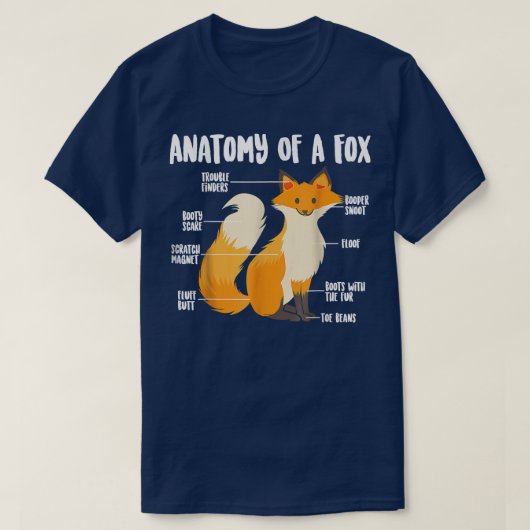 T-shirt Anatomie D'Un Carnivore Doux Focute Funny Animal 9 (Design devant)