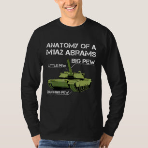 T-shirt Anatomie D'Un Char À Char M1a2 Char Papa Vétérinai