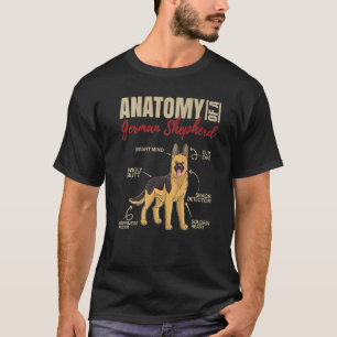 T-shirt Anatomie D'Un Chien Berger Allemand