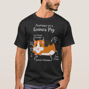 T-shirt Anatomie d'un cochon de Guinée Premium