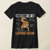 T-shirt Anatomie D'Un Léopard Gecko Lover Lizard Animal Re (Poser)