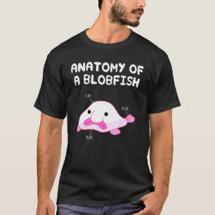 T-shirt Anatomie d'un poisson blobfish