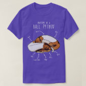 T-shirt Anatomie d'un Python Piebald Ball (Design devant)