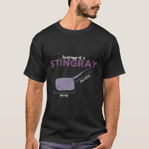 T-shirt Anatomie D'Un Rayon De Sting Funny Sarcastique Man