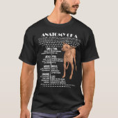 T-shirt Anatomie d'un Xolo (Devant)