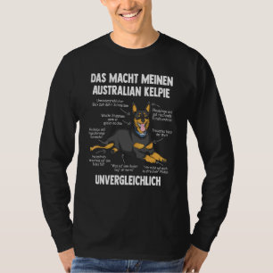 T-shirt Anatomie D'Une Kelpie Australienne