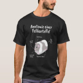 T-shirt Anatomie D'Une Pomme De Terre À Fourrure I Rodent (Devant)