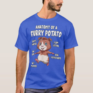 T-shirt Anatomie d'une pomme de terre fourrée pour un past