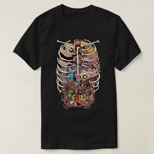 T-shirt Anatomie étrange (Design devant)