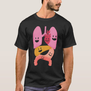 T-shirt Anatomie Humaine Poumon Organes Humains Structures