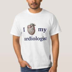 T-shirt Anatomie Humaine Vintage J'adore Mon Cardiologue