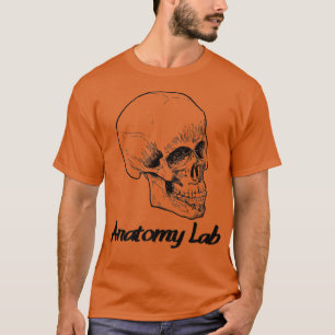 T-shirt Anatomie Lab Skull Ecorche Science Médaille anatom