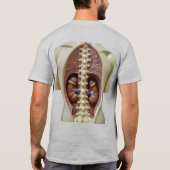 T-shirt Anatomie organes internes Transparent personne T-s (Dos)