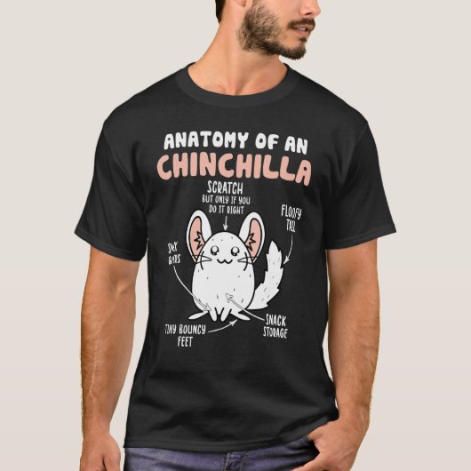 T-shirt Anatomy Of A Chinchilla (Devant)