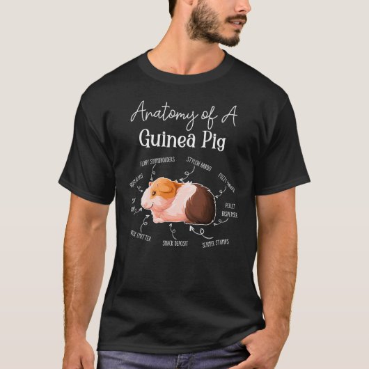 T-shirt Anatomy Of A Guinea Pig (Devant)