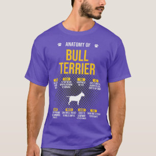 T-shirt Anatomy Of Bull Terrier Dog 