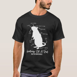 T-shirt Anatomy Of Rat For Any Rat Lovers and Pet Rat Owne