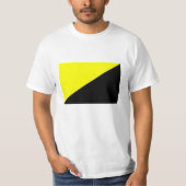 T-shirt Ancap Anarchocapitaliste Drapeau (Devant)