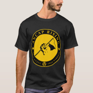 T-shirt Ancap Rising Anti-État Marchés libres