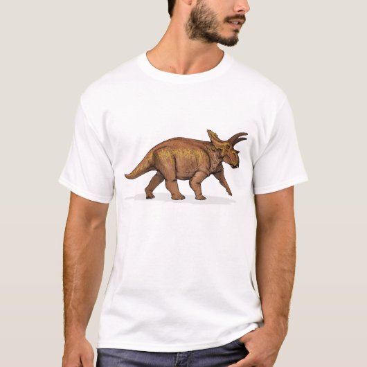 T-shirt Anchicératops - Dinosaure crétacé (Devant)