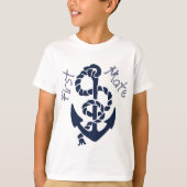 T-shirt Anchor Pattern (Devant)