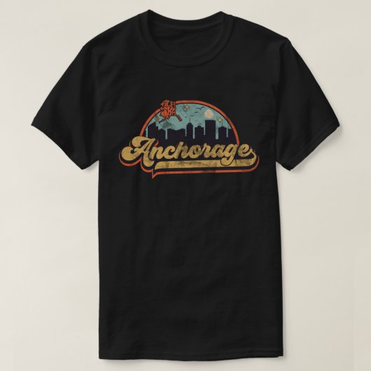 T-shirt Anchorage, Alaska (Design devant)