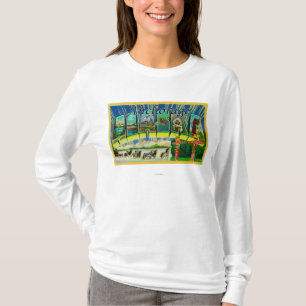 T-shirt Anchorage, Alaska - grandes scènes de lettre