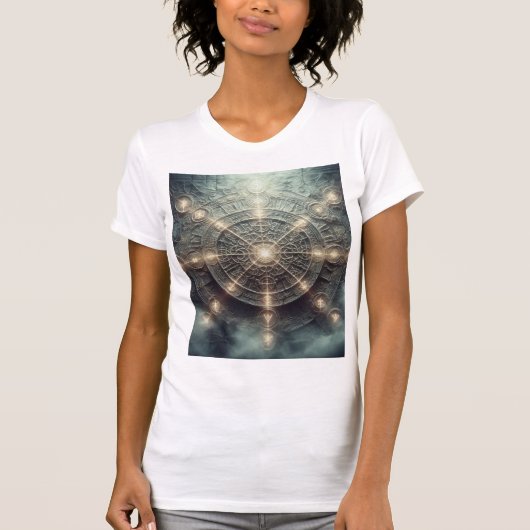 T-shirt Ancien Cercle de Sigil Arcanique – Mystiques Brill (Devant)