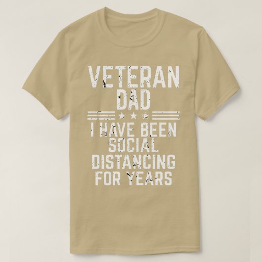 T-shirt Ancien DAD Distances sociales (Design devant)