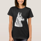 T-shirt Ancien Dieu Égyptien Anubis Oeil De Horus Kemet Eg (Devant)