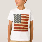 T-shirt Ancien drapeau américain (Devant)
