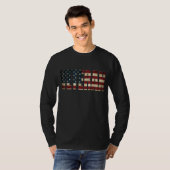 T-shirt Ancien drapeau américain (Devant entier)