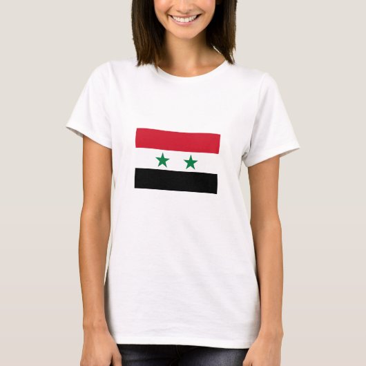 T-shirt Ancien drapeau de Syrie (Devant)