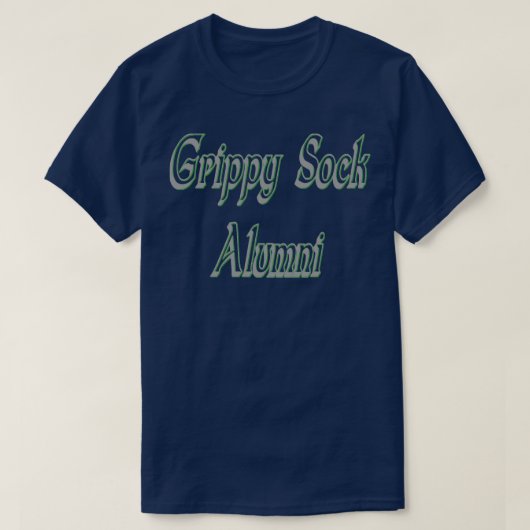 T-shirt ancien élève de grippy sock (Design devant)
