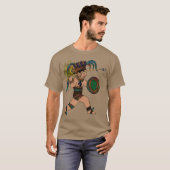 T-shirt Ancien guerrier Amérindien (Devant entier)