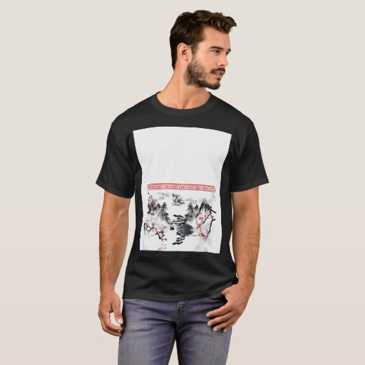 T-shirt Ancien lac Misty (Devant entier)