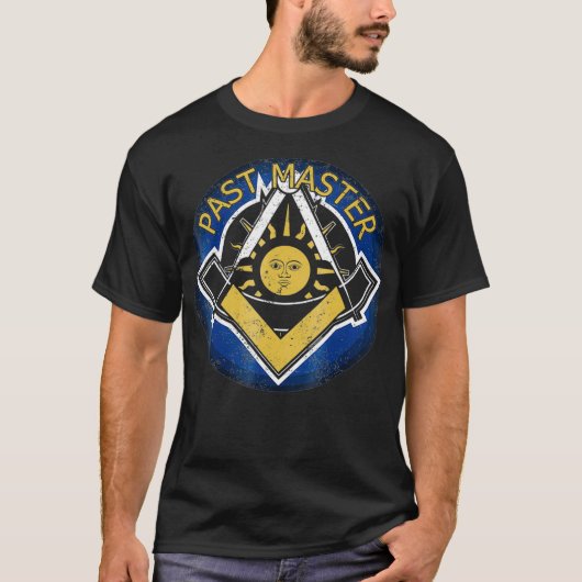 T-shirt Ancien Maître Masonic Lodge WM Maître adoré (Devant)