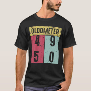 T-shirt Ancien Mètre 50E Ans Drôle 49-50 Ans Anniversaire