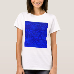 T-shirt Ancien Motif mésopotamien sumérien bleu