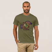 T-shirt Ancien oiseau maya (Devant entier)
