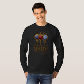 T-shirt Ancien Spartiate Citer Les Murs De Sparta Greek Hi (Devant entier)