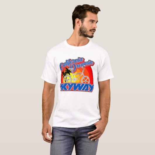 T-shirt ancienne école BMX (Devant entier)