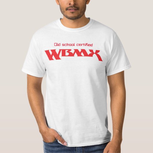 T-shirt Ancienne école certifiée - WBMX (Devant)